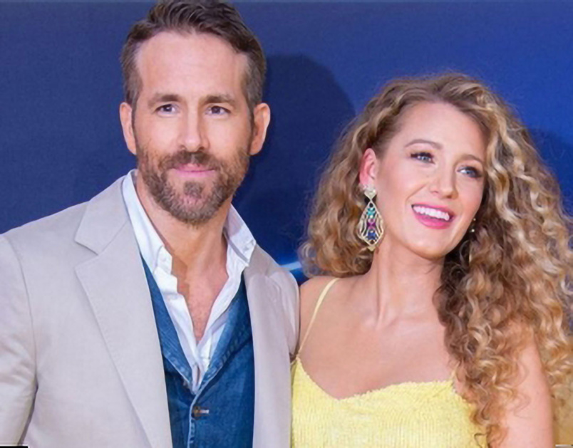 Ryan Reynolds avec son épouse Blake Lively. Le couple a 3 enfants