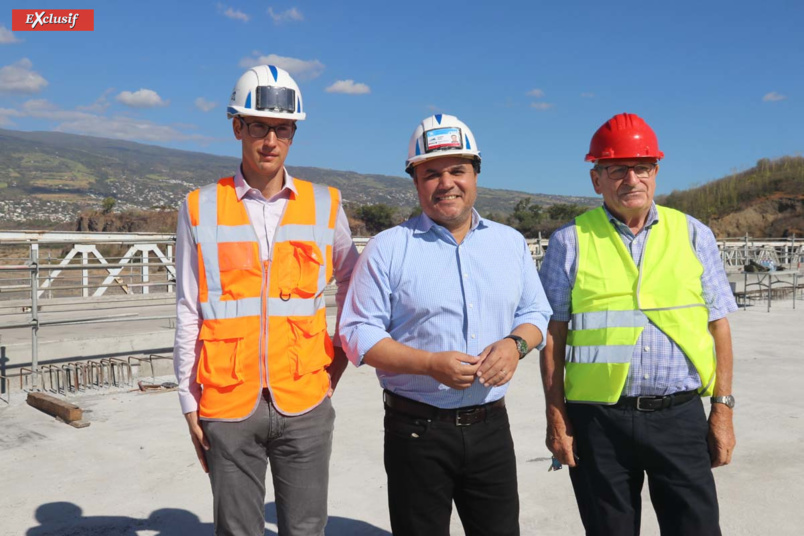 Thomas Karaj, chef de service ETN (Etudes Travaux Neufs) Nord, Didier Robert, président de Région, et Dominique Fournel, vice-président Thomas Karaj, chef de service ETN (Etudes Travaux Neufs) Nord, Didier Robert, président de Région, et Dominique Fournel, vice-président