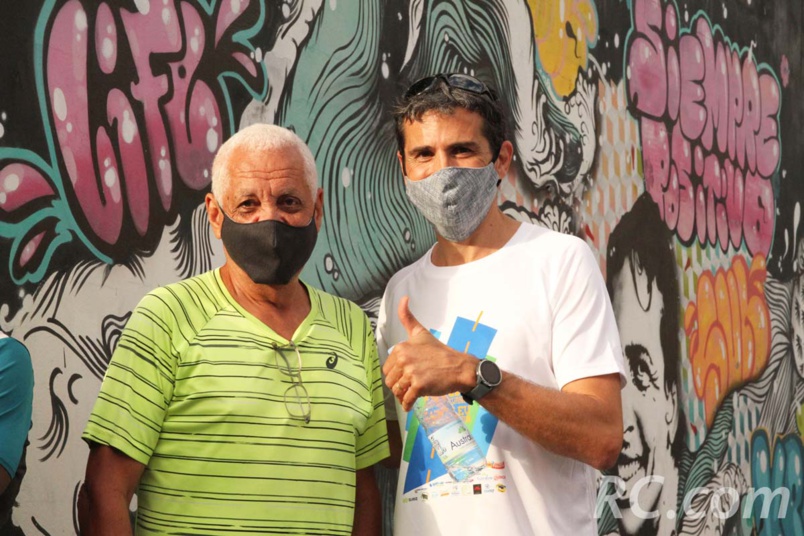 Jean-Claude Prianon, président de la LRA, et Olivier Lafabrie, directeur de course Jean-Claude Prianon, président de la LRA, et Olivier Lafabrie, directeur de course