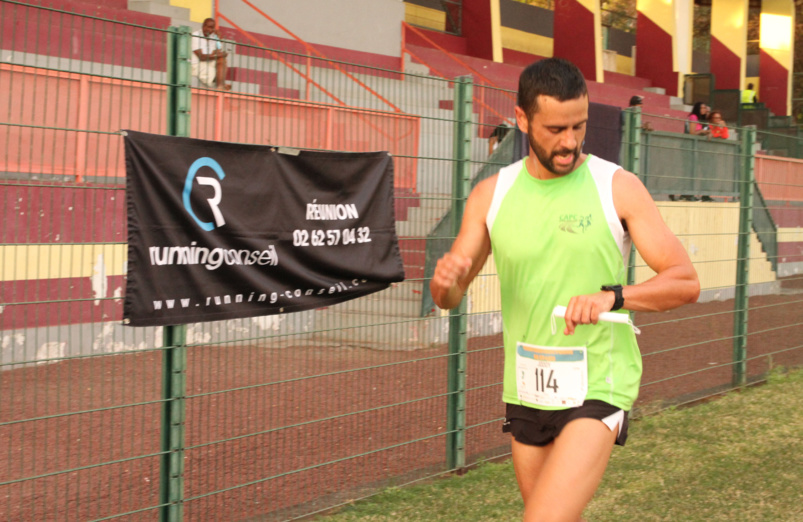 Joddy participait pour la première fois aux 10 km de St-Leu. "Une belle découverte pour moi. Je reviendrai", a-t-il déclaré...