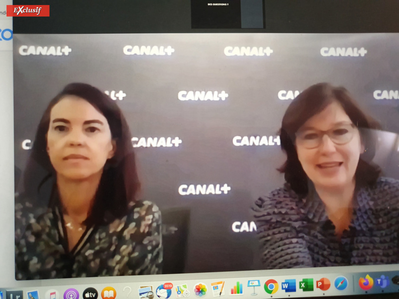 Une conférence de presse par visio, c'est désormais chose courante: Valérie Marianne et Samantha Nahama