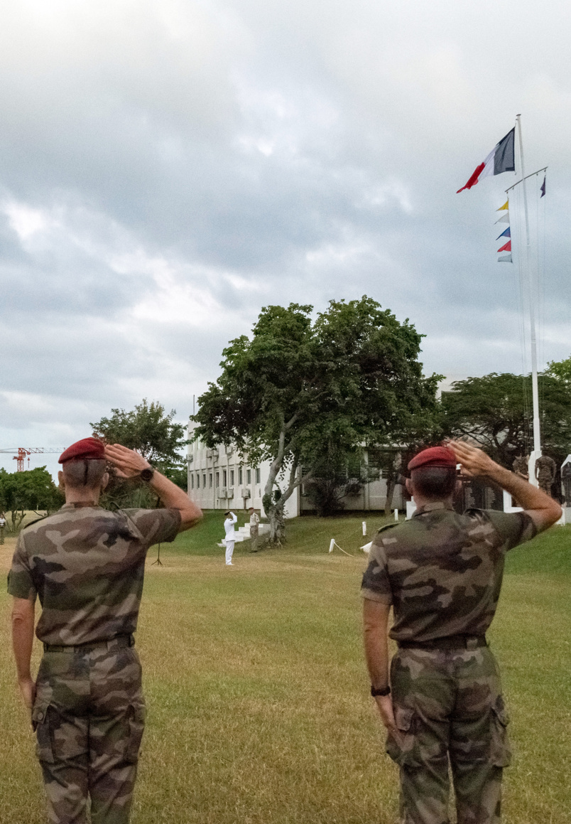 Cérémonie des couleurs la caserne CBA Dupuis de Pierrefonds Cérémonie des couleurs la caserne CBA Dupuis de Pierrefonds