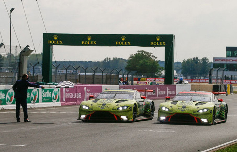 En LMGTE Pro, victoire d'Aston Martin Racing #97 (Aston Martin Vantage AMR) du trio Martin-Lynn-Tincknell