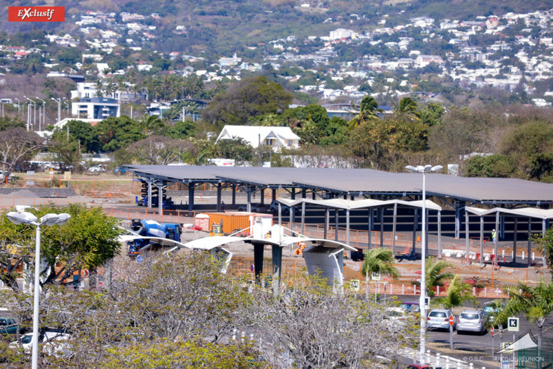 Des travaux sont en cours côté parkings... Des travaux sont en cours côté parkings...