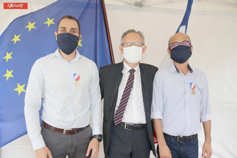 Remise de médailles de la sécurité intérieure et pour acte de courage et de dévouement: photos