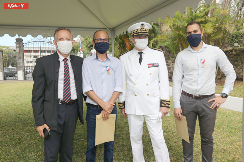 Remise de médailles de la sécurité intérieure et pour acte de courage et de dévouement: photos