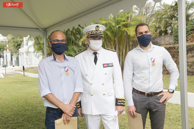 Remise de médailles de la sécurité intérieure et pour acte de courage et de dévouement: photos