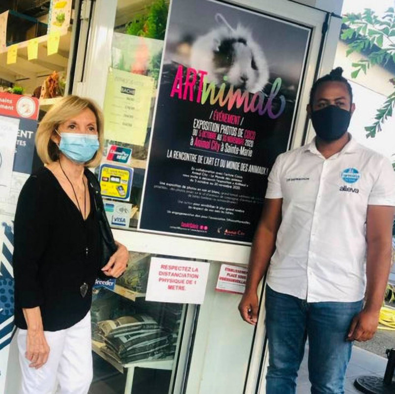 Jacqueline Bourgeat, présidente de Ti Prince Marmailles et Frédéric Laup Jacqueline Bourgeat, présidente de Ti Prince Marmailles et Frédéric Laup