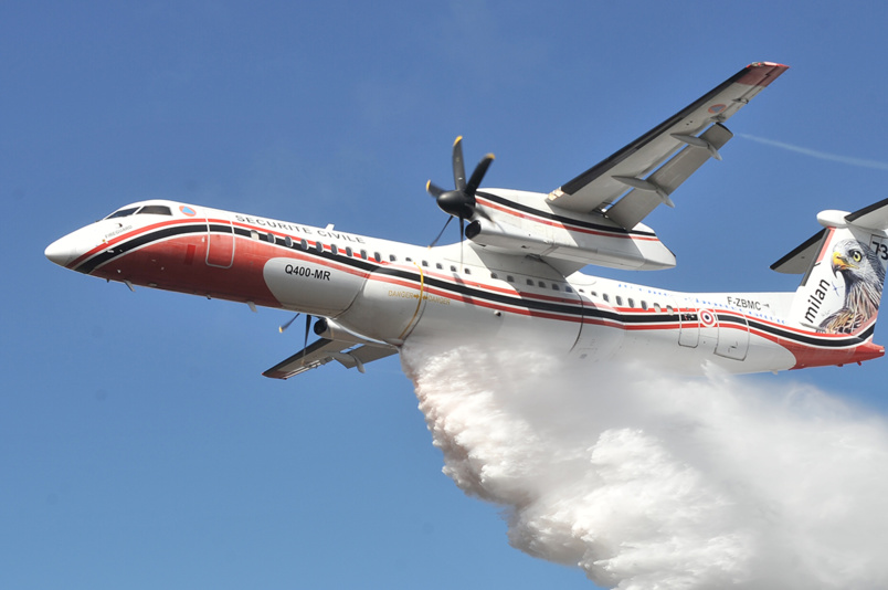 Le largage d'eau aussi impressionnant qu'efficace du DASH Le largage d'eau aussi impressionnant qu'efficace du DASH