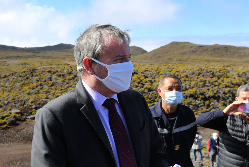 Le port du masque était respecté, Le Préfet Jacques Billant donne l'exemple Le port du masque était respecté, Le Préfet Jacques Billant donne l'exemple