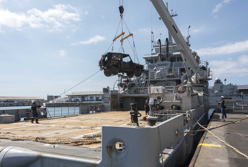 Acheminement d’un véhicule tout terrain... Acheminement d’un véhicule tout terrain...