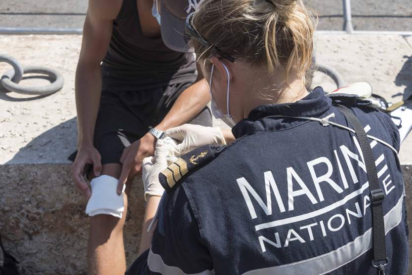 Traiter les blessés, une priorité Traiter les blessés, une priorité