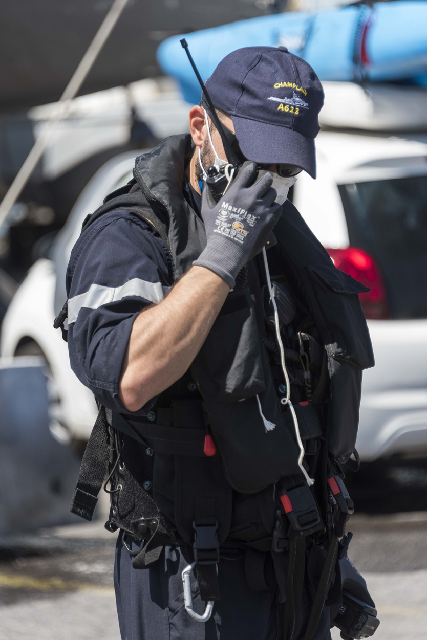 Armée: le Champlain en exercice d'assistance humanitaire en zone de catastrophe Armée: le Champlain en exercice d'assistance humanitaire en zone de catastrophe