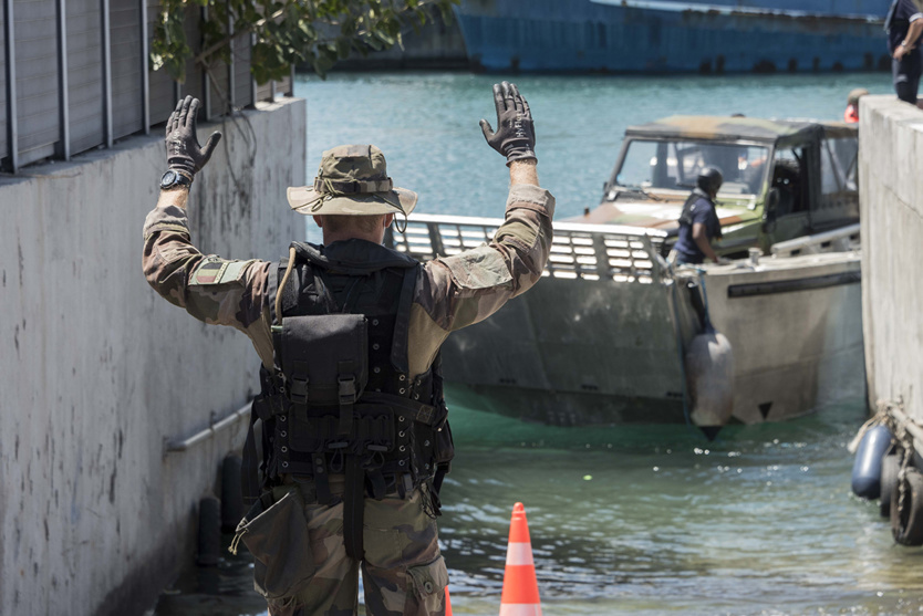 Armée: le Champlain en exercice d'assistance humanitaire en zone de catastrophe Armée: le Champlain en exercice d'assistance humanitaire en zone de catastrophe