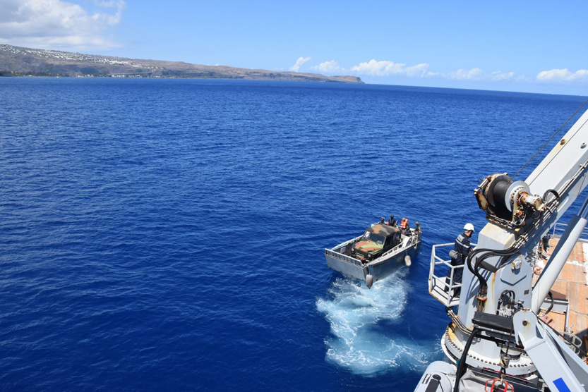 Armée: le Champlain en exercice d'assistance humanitaire en zone de catastrophe