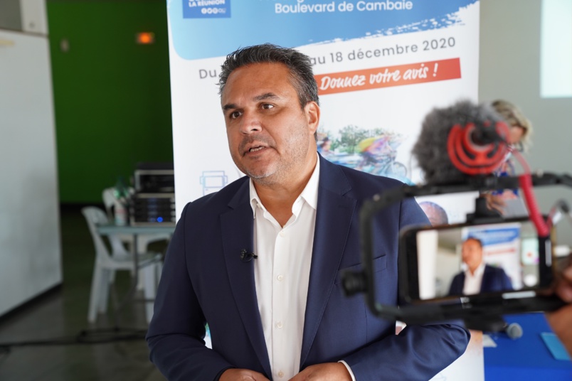 Didier Robert: "Le prolongement de l’Axe Mixte constituera le support de grands projets de mobilité et d’aménagements urbains futurs" Didier Robert: "Le prolongement de l’Axe Mixte constituera le support de grands projets de mobilité et d’aménagements urbains futurs"