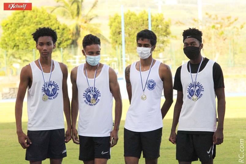 Les Aigles Blancs champions sur le relais 4x100m
