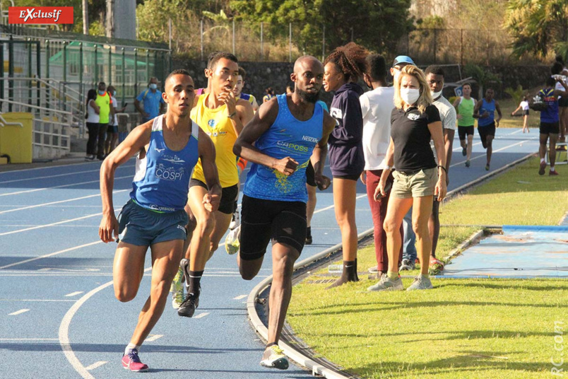 Ruddy Barret s'élance vers la victoire sur le 800 mètres, «tiré» par un lièvre de luxe en la personne de Ahmed Houssamoudine