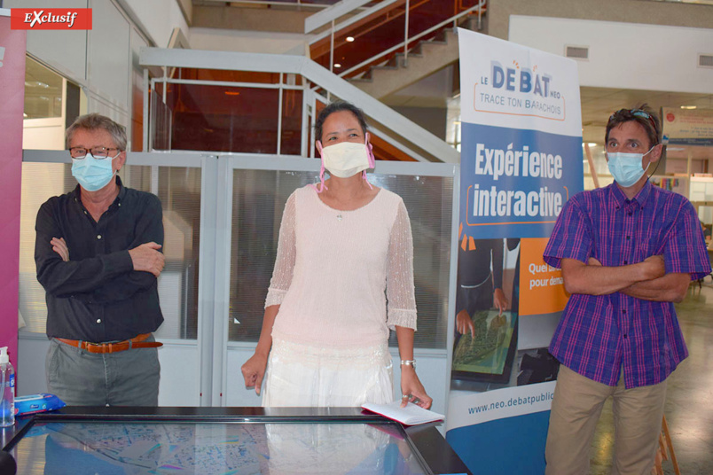 Jean-Pierre Marchau, 3ème adjoint en charge des mobilités, Brigitte Adame, 2ème adjointe responsable du Pôle Ville Citoyenne, et Xavier Rossignol, directeur des Grands Projets de Saint-Denis Jean-Pierre Marchau, 3ème adjoint en charge des mobilités, Brigitte Adame, 2ème adjointe responsable du Pôle Ville Citoyenne, et Xavier Rossignol, directeur des Grands Projets de Saint-Denis