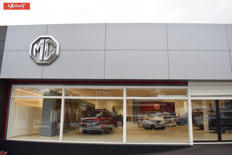 Un showroom MG à Sainte-Clotilde