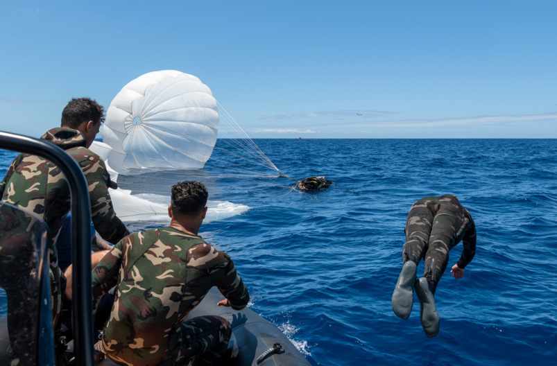 FAZSOI: exercice d’infiltration maritime avec le 2e RPIMa