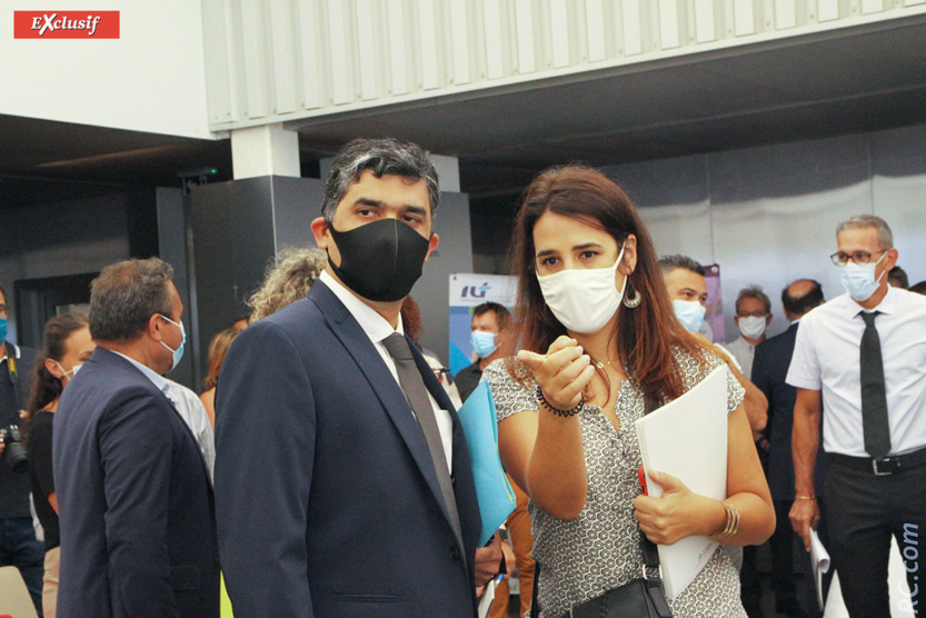 Frédéric Miranville et Anne Mariotti, responsable communication Université Frédéric Miranville et Anne Mariotti, responsable communication Université