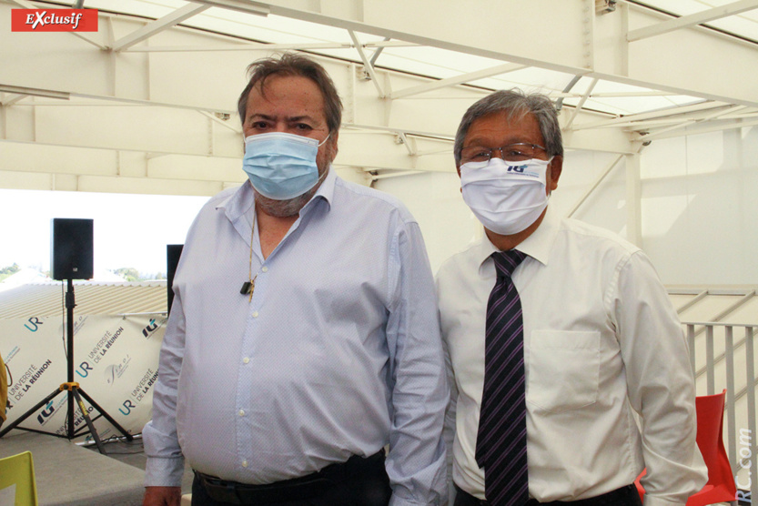 Michel Fontaine et Alex How-Chong, chef d'entreprise Michel Fontaine et Alex How-Chong, chef d'entreprise