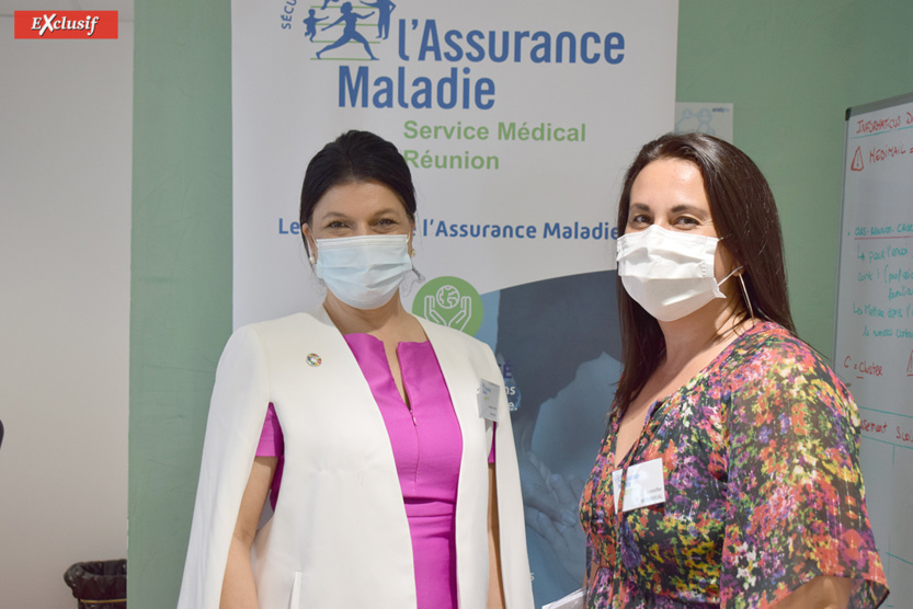 Isabelle Lebon, chargée de communication et Chef de projet Développement Durable à l'Assurance Maladie, et Jennifer Mombrial, pilote de la plateforme contact-tracing Isabelle Lebon, chargée de communication et Chef de projet Développement Durable à l'Assurance Maladie, et Jennifer Mombrial, pilote de la plateforme contact-tracing