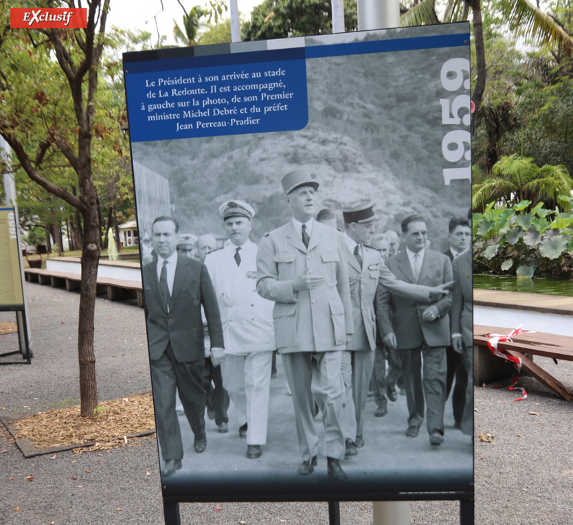 Expo De Gaulle au Jardin de l'Etat: les voyages du général à La Réunion