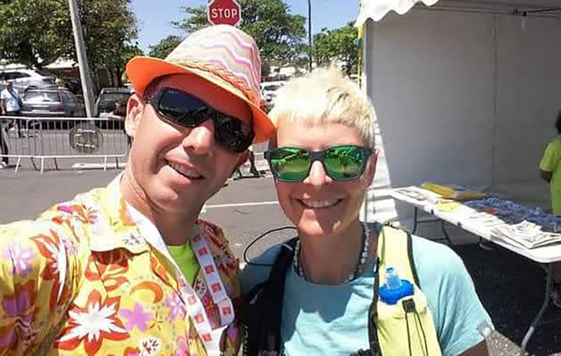 Jérôme Désiré (ambianceur) et Andrea Huser Jérôme Désiré (ambianceur) et Andrea Huser