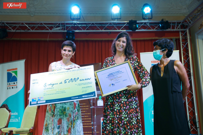 Caroline Laurent a reçu également un chèque de 5 000 euros Caroline Laurent a reçu également un chèque de 5 000 euros