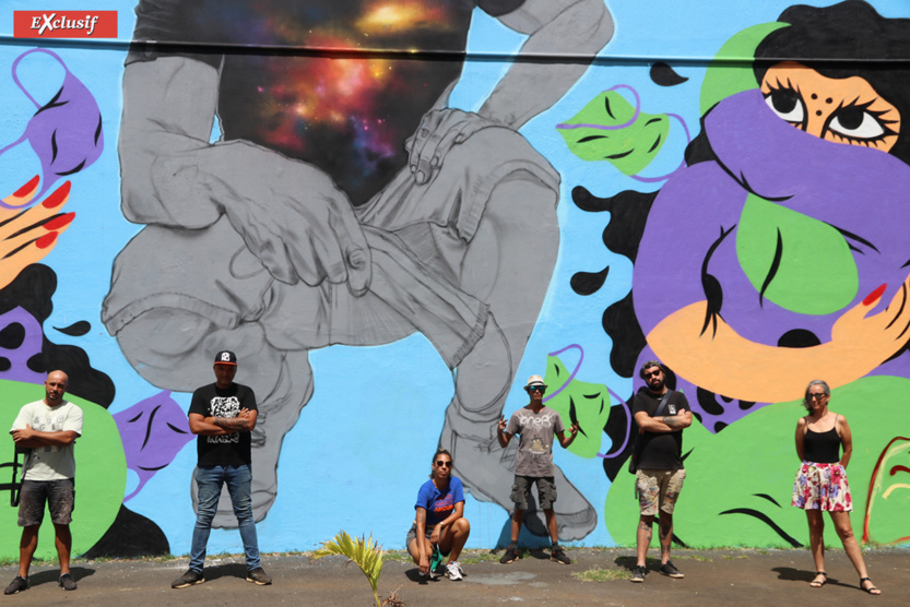 Journée du Bénévolat: une superbe fresque inaugurée à Saint-Denis
