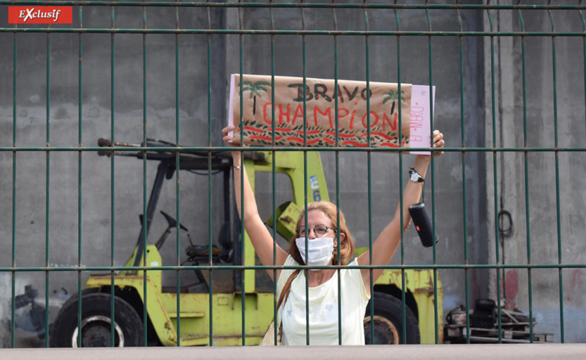 Une supportrice du skipper... Une supportrice du skipper...