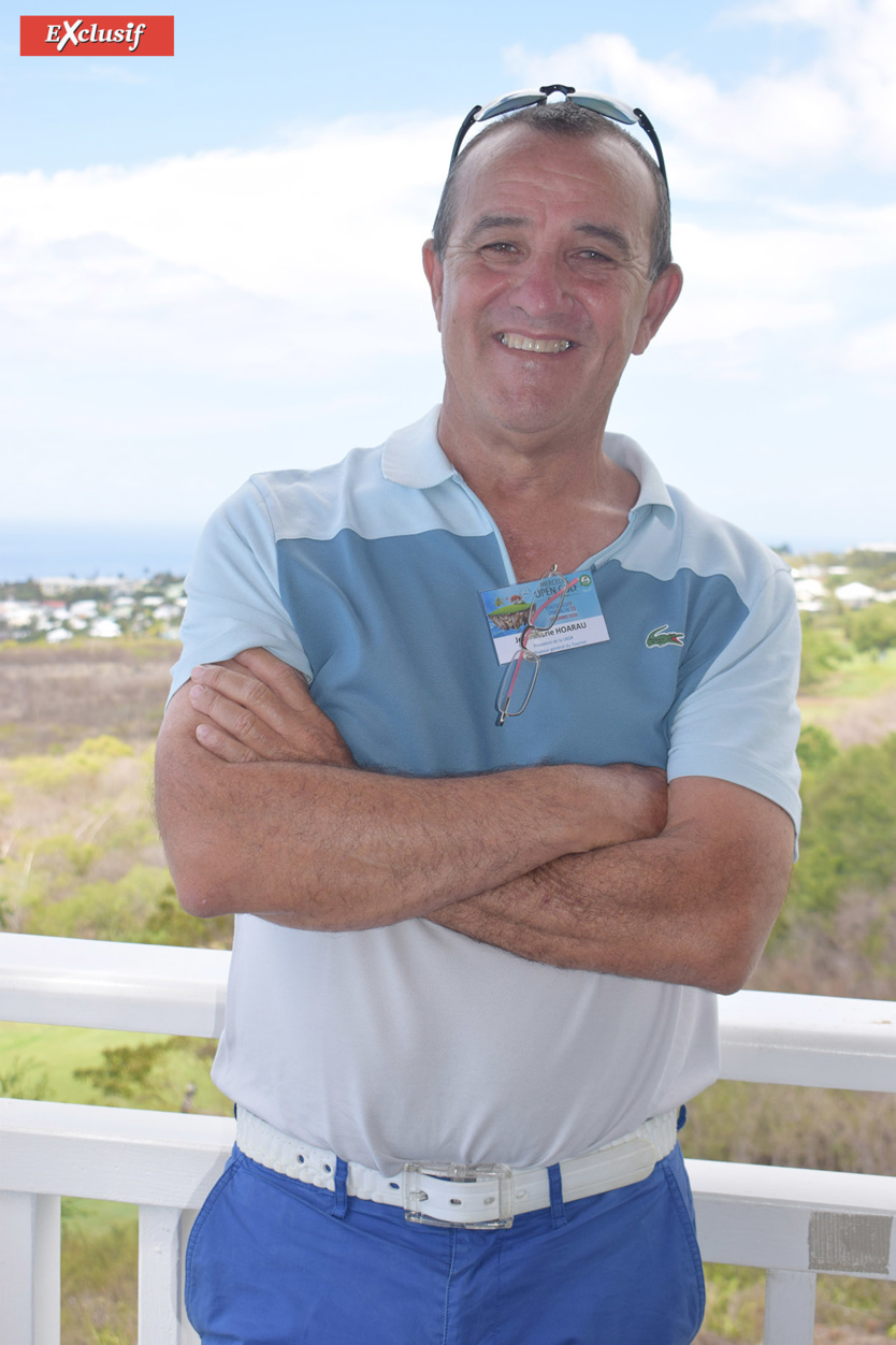 Jean-Marie Hoarau, président de la Ligue Régionale de Golf, organisatrice de l'Open de La Réunion