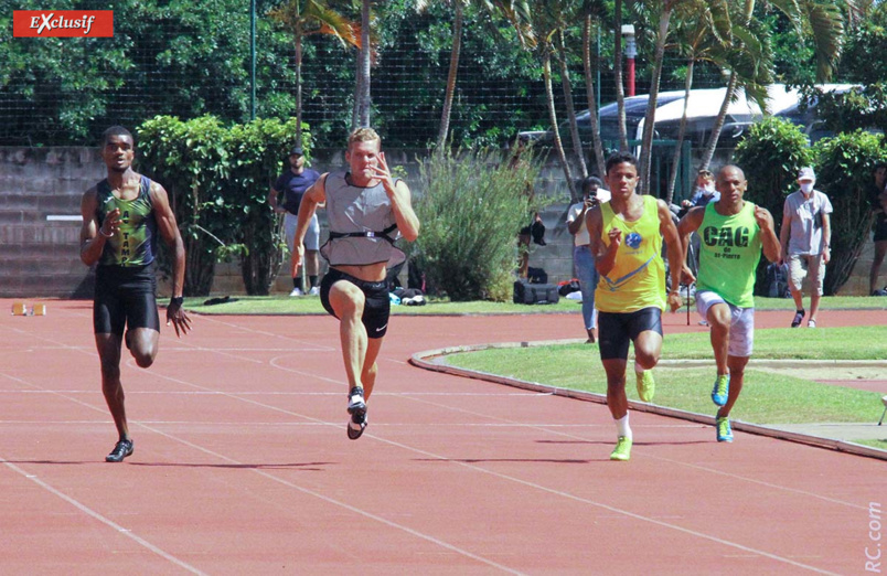 Kévin Mayer remporte évidemment le 100 m Kévin Mayer remporte évidemment le 100 m