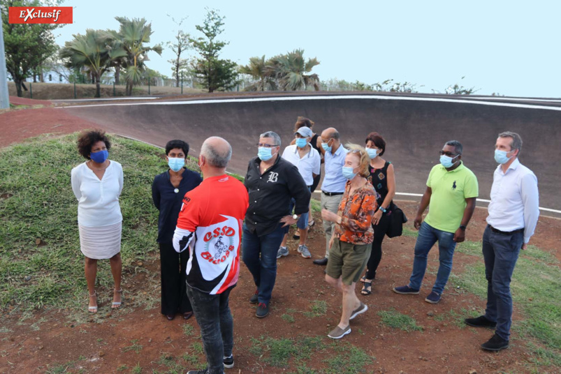 Inauguration de la nouvelle piste de bicross de Champ Fleuri à Saint-Denis Inauguration de la nouvelle piste de bicross de Champ Fleuri à Saint-Denis