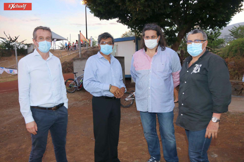 Inauguration de la nouvelle piste de bicross de Champ Fleuri à Saint-Denis Inauguration de la nouvelle piste de bicross de Champ Fleuri à Saint-Denis