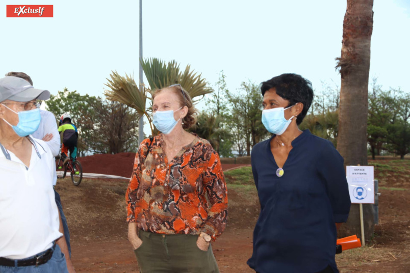 Inauguration de la nouvelle piste de bicross de Champ Fleuri à Saint-Denis Inauguration de la nouvelle piste de bicross de Champ Fleuri à Saint-Denis