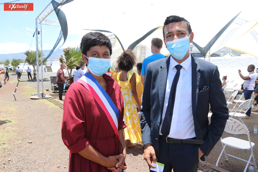 Ericka Bareigts et Younous Omarjee Ericka Bareigts et Younous Omarjee