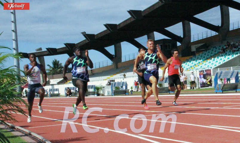 Le 100 mètres remporté par Kevin Mayer Le 100 mètres remporté par Kevin Mayer