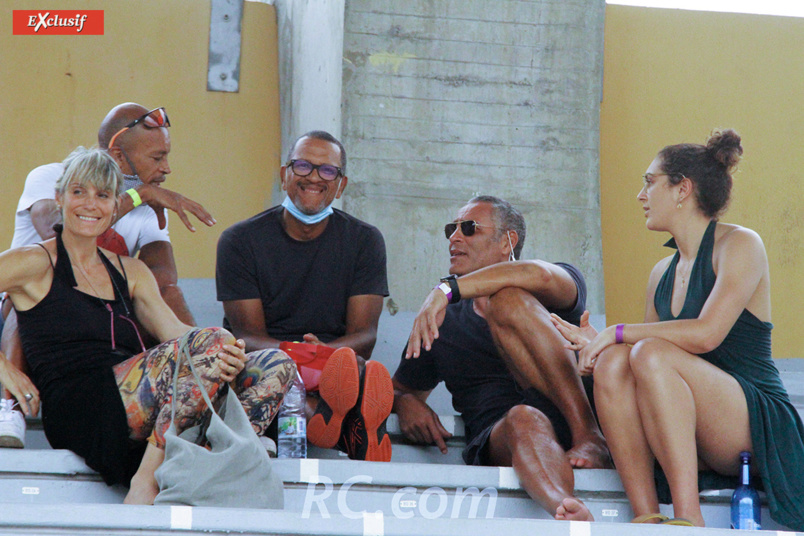 Daniel Sangouma et son ami Stéphane Diagana étaient dans les gradins Daniel Sangouma et son ami Stéphane Diagana étaient dans les gradins