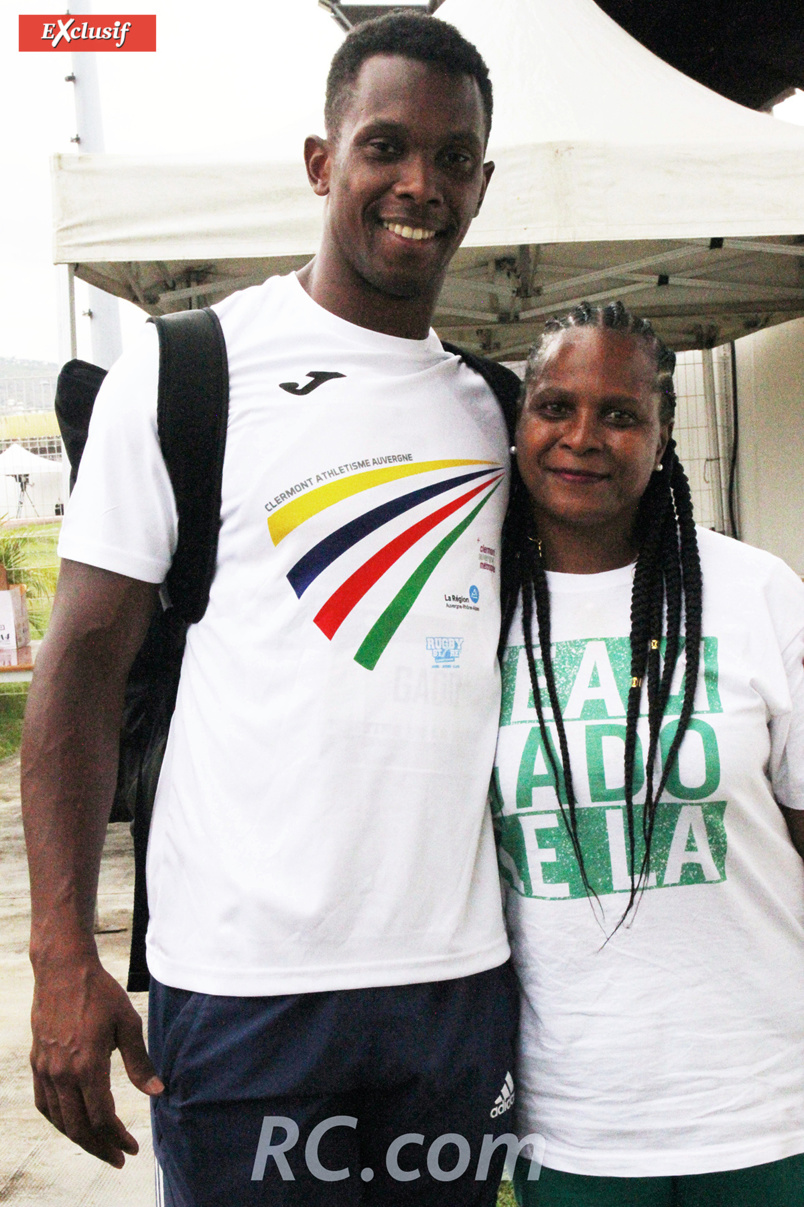 Ruben Gado et sa maman