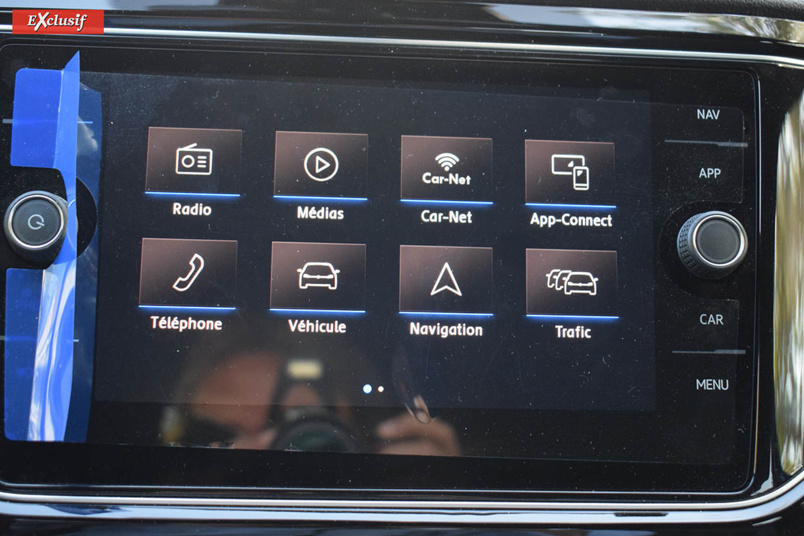 Ecran central intégré Ecran central intégré