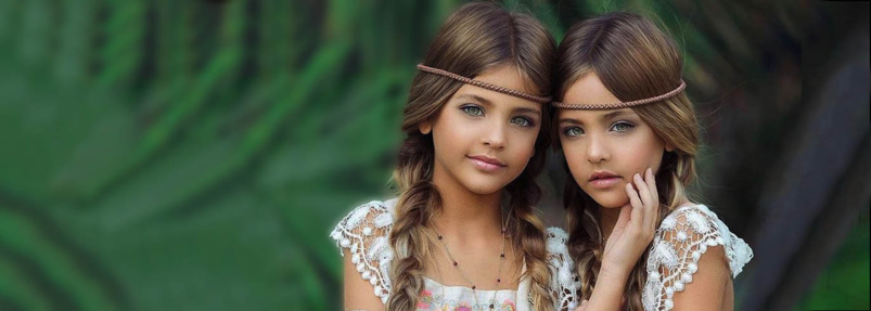 Ava et Léah reconnues comme les plus belles jumelles du monde!