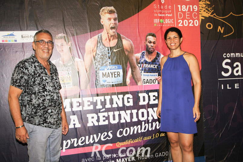 Gilles Hubert, adjoint à la maire de La Possession, et Vanessa Miranville, la maire de la commune Gilles Hubert, adjoint à la maire de La Possession, et Vanessa Miranville, la maire de la commune