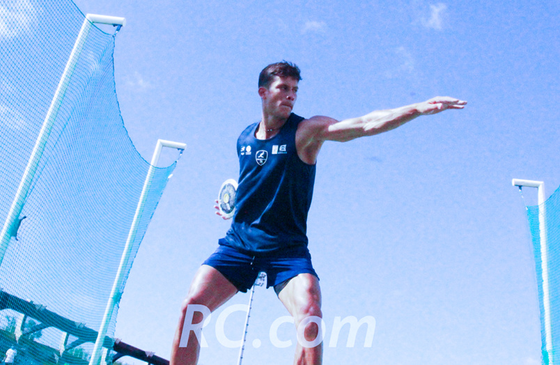 Axel Hubert, l'actuel champion de France de décathlon