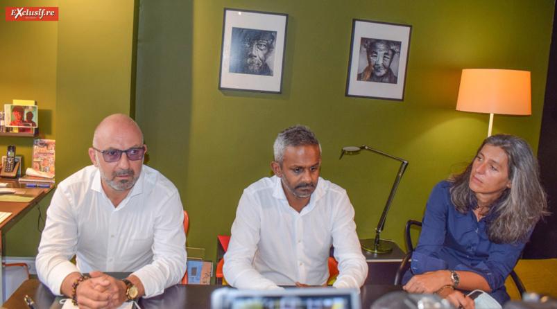 Laurent Payen, bâtonnier, avocat de Ricardo Pinto, Yannick Mardénalom, avocat de Nehuda, l'épouse de Ricardo, et Fabienne Lefèvre, avocate de Johanna Laurent Payen, bâtonnier, avocat de Ricardo Pinto, Yannick Mardénalom, avocat de Nehuda, l'épouse de Ricardo, et Fabienne Lefèvre, avocate de Johanna