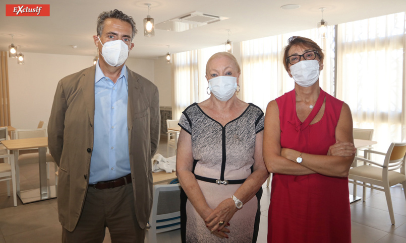 Pierre Chenard, Aude Palant-Vergoz et Martine Ladoucette
