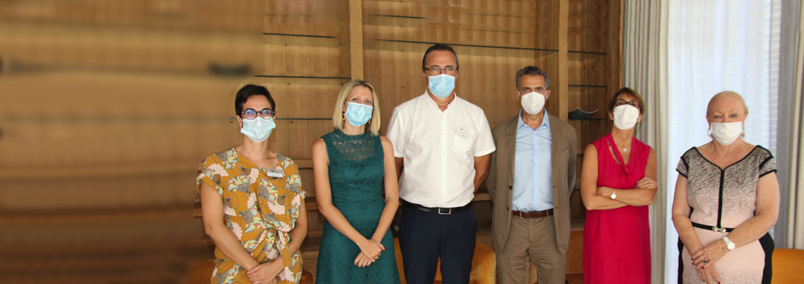 ARS Réunion: vaccination des personnes âgées à l'EHPAD Aude