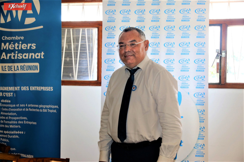 Bernard Picardo, président de la Chambre de Métiers et de l'Artisanat de La Réunion Bernard Picardo, président de la Chambre de Métiers et de l'Artisanat de La Réunion